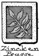Zincken Coat of Arms / Family Crest 1