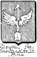 Zingel Coat of Arms / Family Crest 2