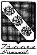 Zinner Coat of Arms / Family Crest 1