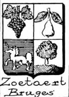 Zoetaert Coat of Arms / Family Crest 1