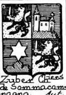 Zuber Coat of Arms / Family Crest 1
