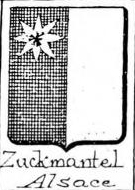 Zuckmantel Coat of Arms / Family Crest 1