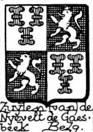 Zuylen Coat of Arms / Family Crest 15