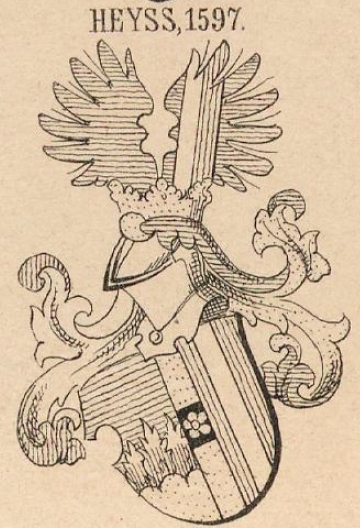 Heyss Coat of Arms / Family Crest 1