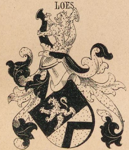 Loes Coat of Arms / Family Crest 1