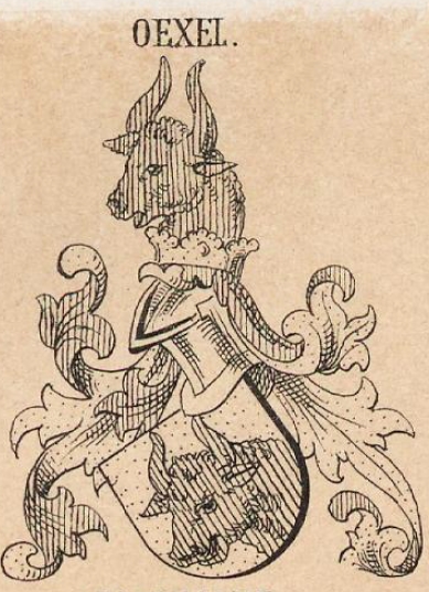 Oexel Coat of Arms / Family Crest 4