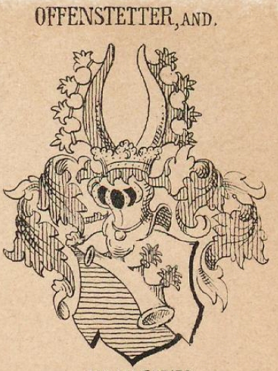 Offenstetter Coat of Arms / Family Crest 2