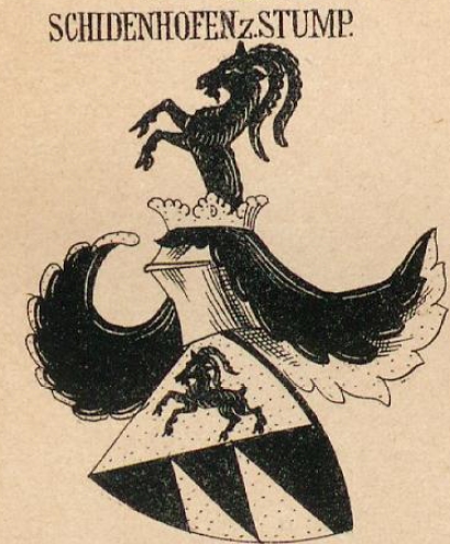 Schidenhofen Coat of Arms / Family Crest 1