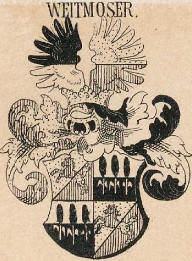 Weitmoser Coat of Arms / Family Crest 1