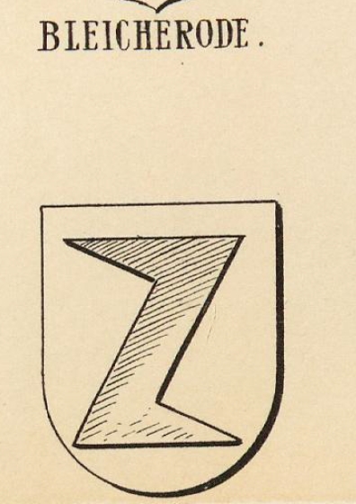 Bleicherode Coat of Arms / Family Crest 1