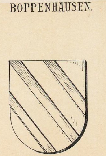 Boppenhausen Coat of Arms / Family Crest 1
