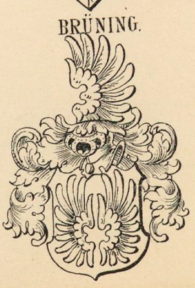 Bruning Coat of Arms / Family Crest 1