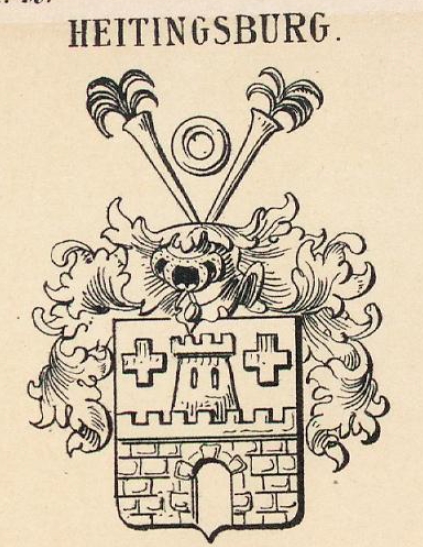 Heitingsburg Coat of Arms / Family Crest 1