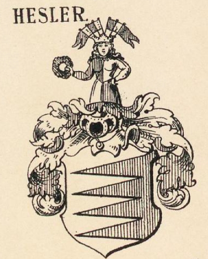 Hesler Coat of Arms / Family Crest 1