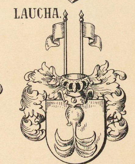 Laucha Coat of Arms / Family Crest 1