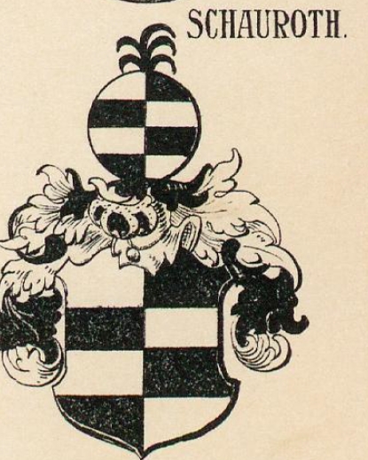 Schauroth Coat of Arms / Family Crest 1