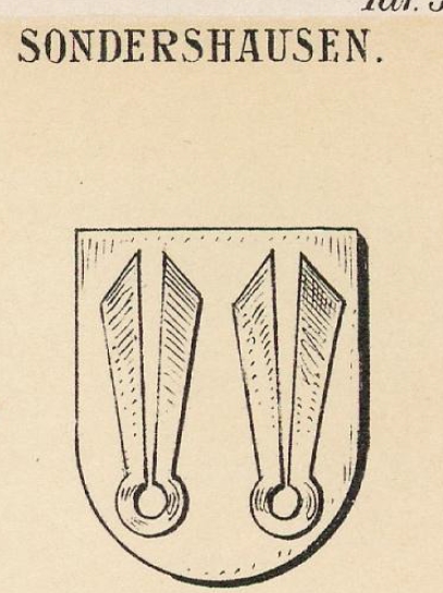 Sondershausen Coat of Arms / Family Crest 1