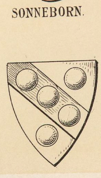 Sonneborn Coat of Arms / Family Crest 1