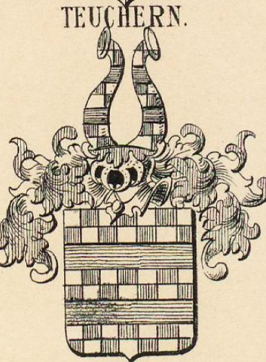 Teuchern Coat of Arms / Family Crest 1