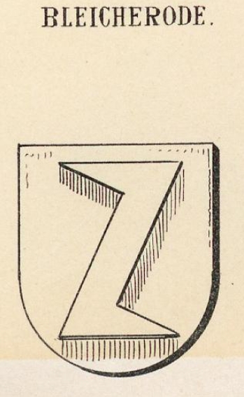 Bleicherode Coat of Arms / Family Crest 2