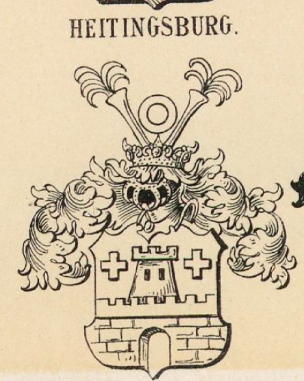 Heitingsburg Coat of Arms / Family Crest 2