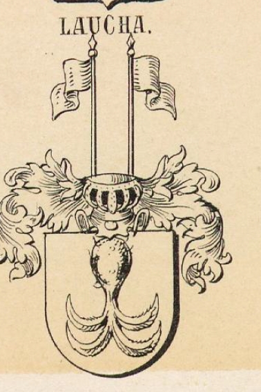 Laucha Coat of Arms / Family Crest 2