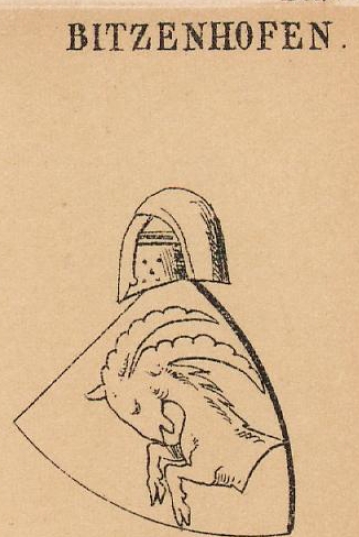 Bitzenhofen Coat of Arms / Family Crest 0