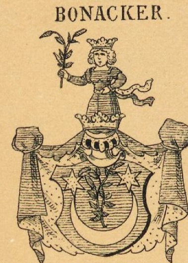 Bonacker Coat of Arms / Family Crest 1