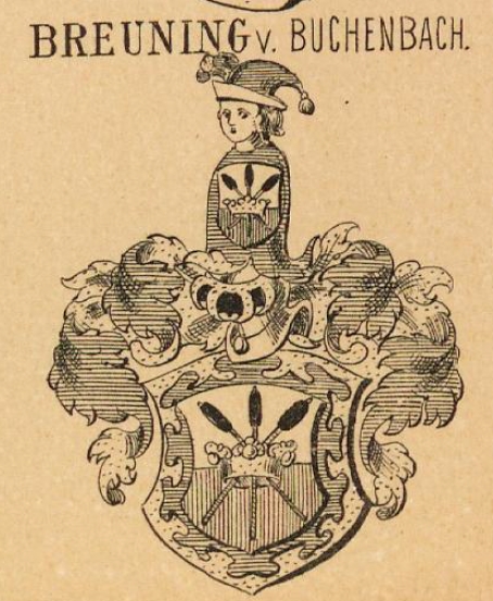 Breuning Coat of Arms / Family Crest 2