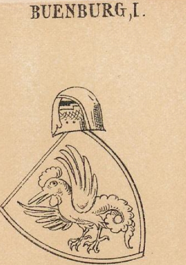 Buenburg Coat of Arms / Family Crest 1