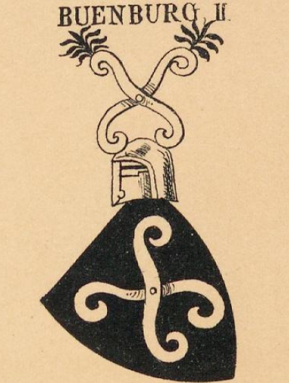 Buenburg Coat of Arms / Family Crest 2