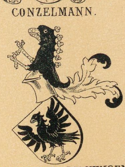 Conzelmann Coat of Arms / Family Crest 1
