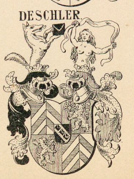 Deschler Coat of Arms / Family Crest 0