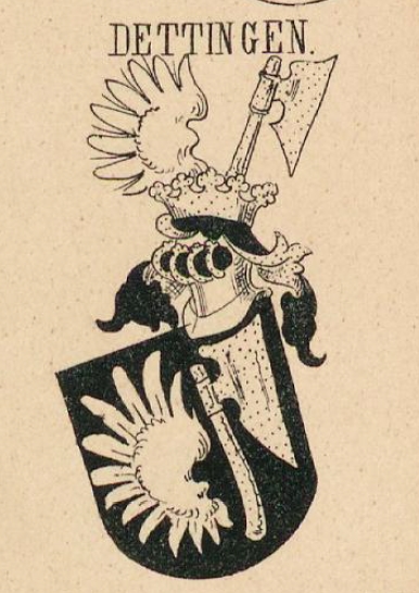 Dettingen Coat of Arms / Family Crest 0