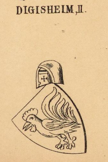 Digisheim Coat of Arms / Family Crest 1