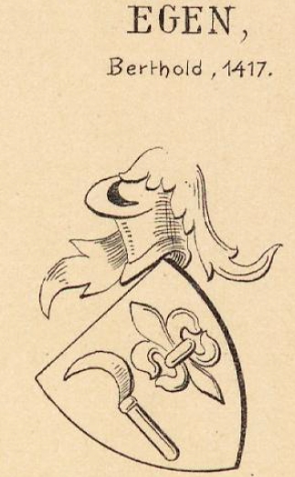 Egen Coat of Arms / Family Crest 1