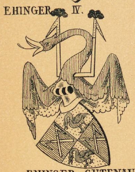 Ehinger Coat of Arms / Family Crest 4