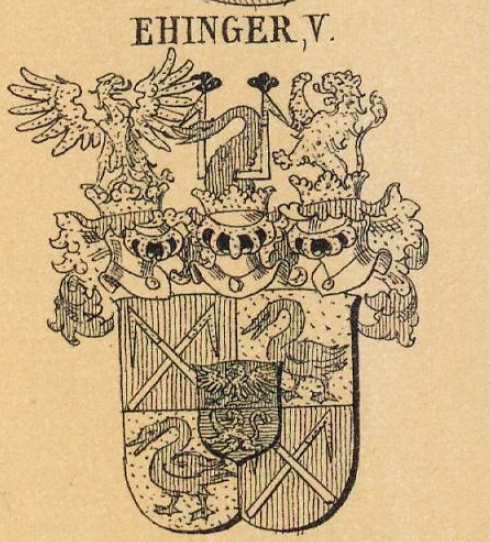 Ehinger Coat of Arms / Family Crest 5