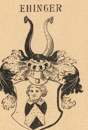 Ehinger Coat of Arms / Family Crest 8