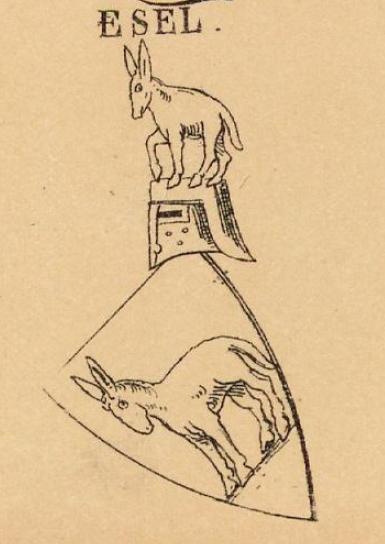 Esel Coat of Arms / Family Crest 2