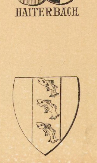 Haiterbach Coat of Arms / Family Crest 0