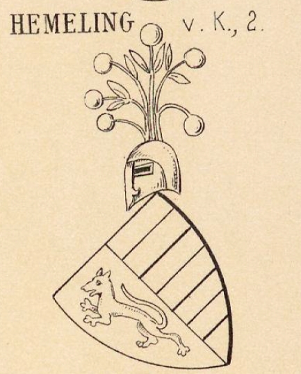 Hemeling Coat of Arms / Family Crest 1