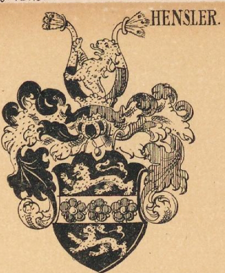 Hensler Coat of Arms / Family Crest 0