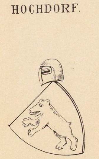 Hochdorf Coat of Arms / Family Crest 1