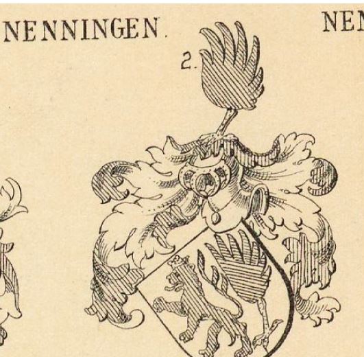 Nenningen Coat of Arms / Family Crest 3