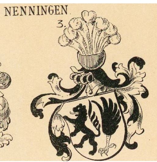 Nenningen Coat of Arms / Family Crest 4