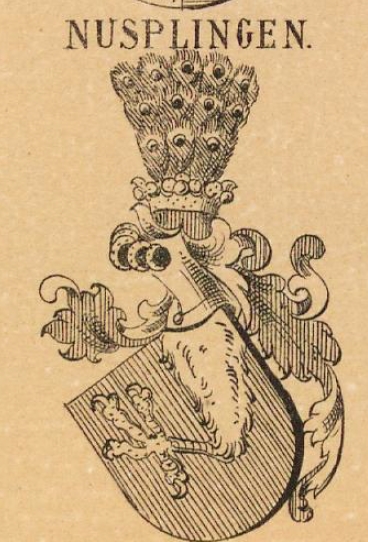 Nusplingen Coat of Arms / Family Crest 0