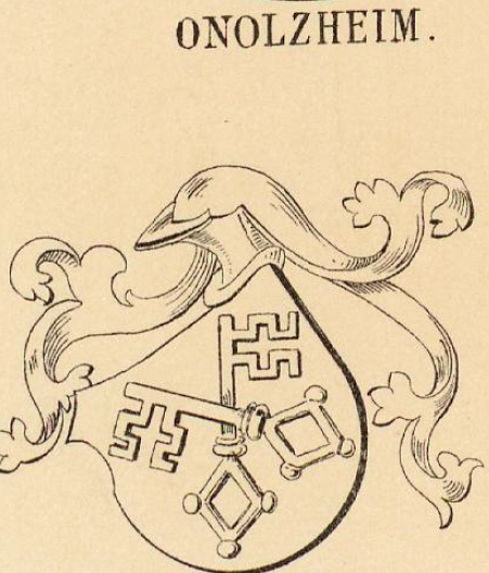 Onolzheim Coat of Arms / Family Crest 1