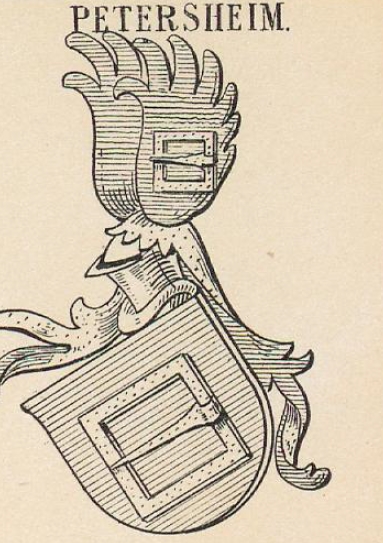 Petersheim Coat of Arms / Family Crest 1