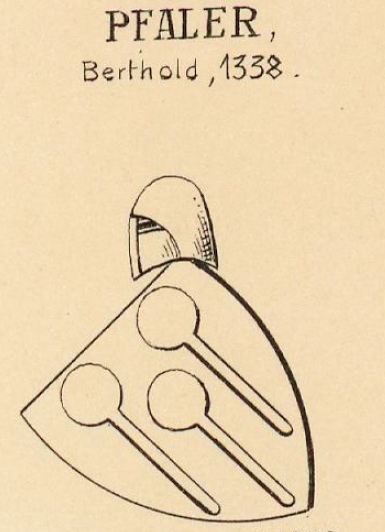 Pfaler Coat of Arms / Family Crest 1